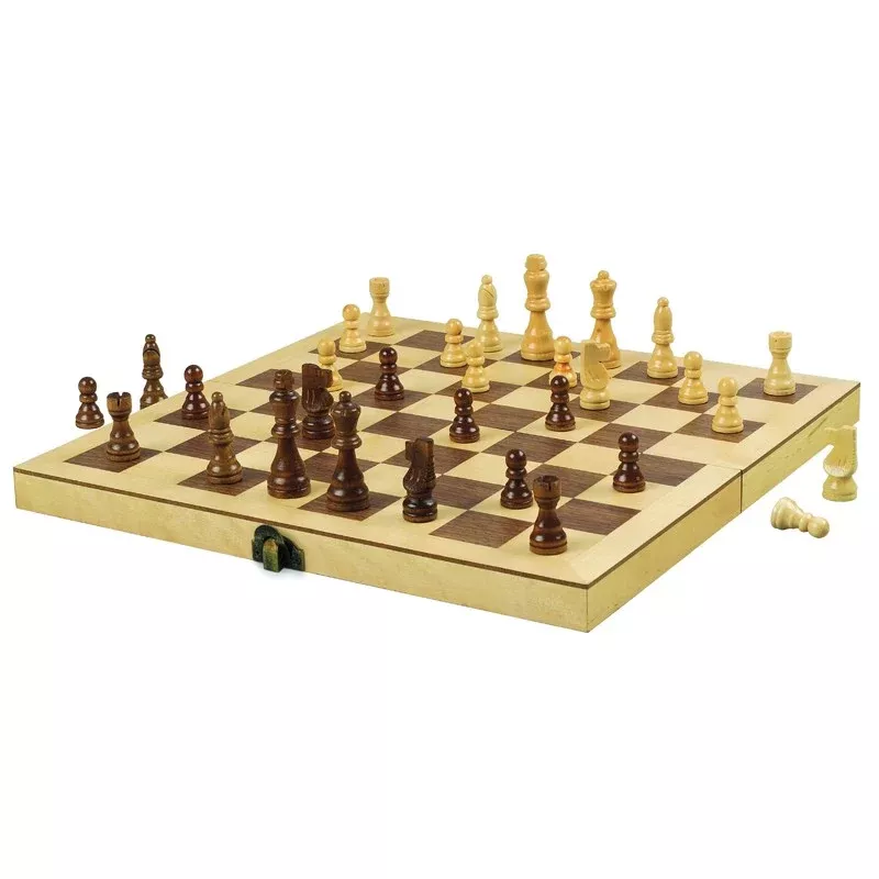 12" Wood Chess Set