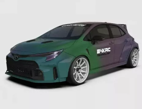 24K RC TAF33001 Technology 1/10 Corolla DPR Drift Body Set (Clear) (260mm Wheelbase)