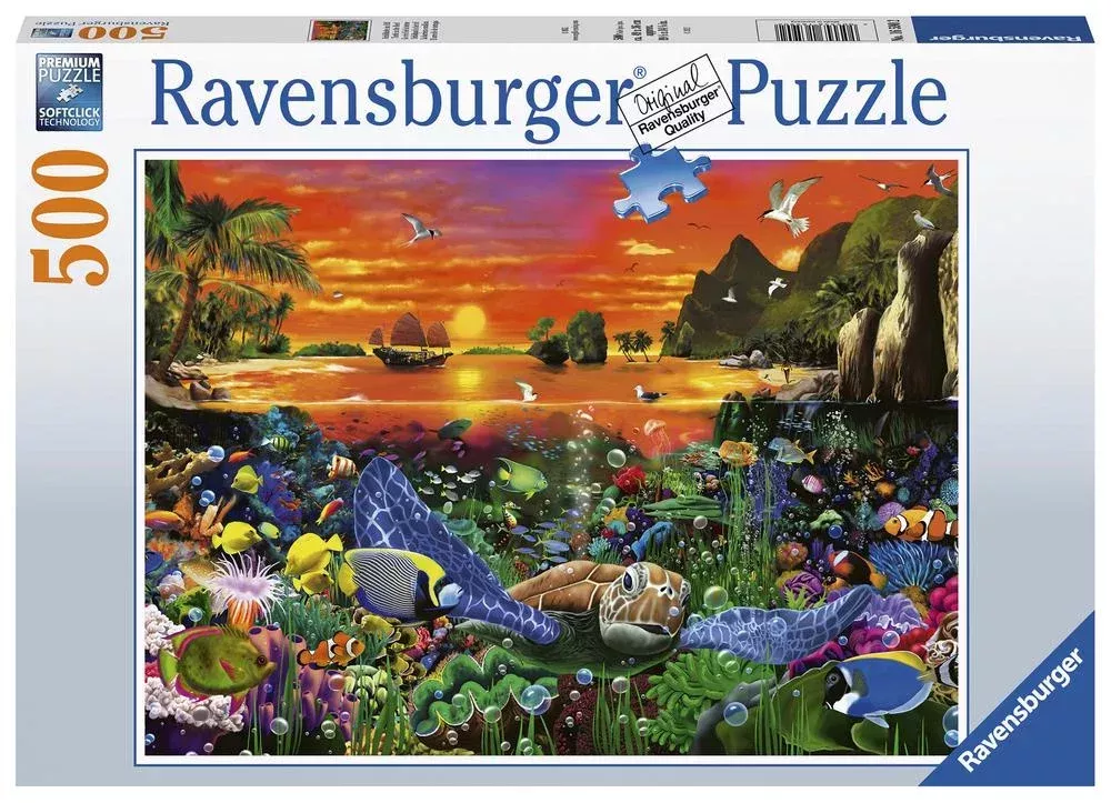 500 pc Puzzle – Turtle in the Reef