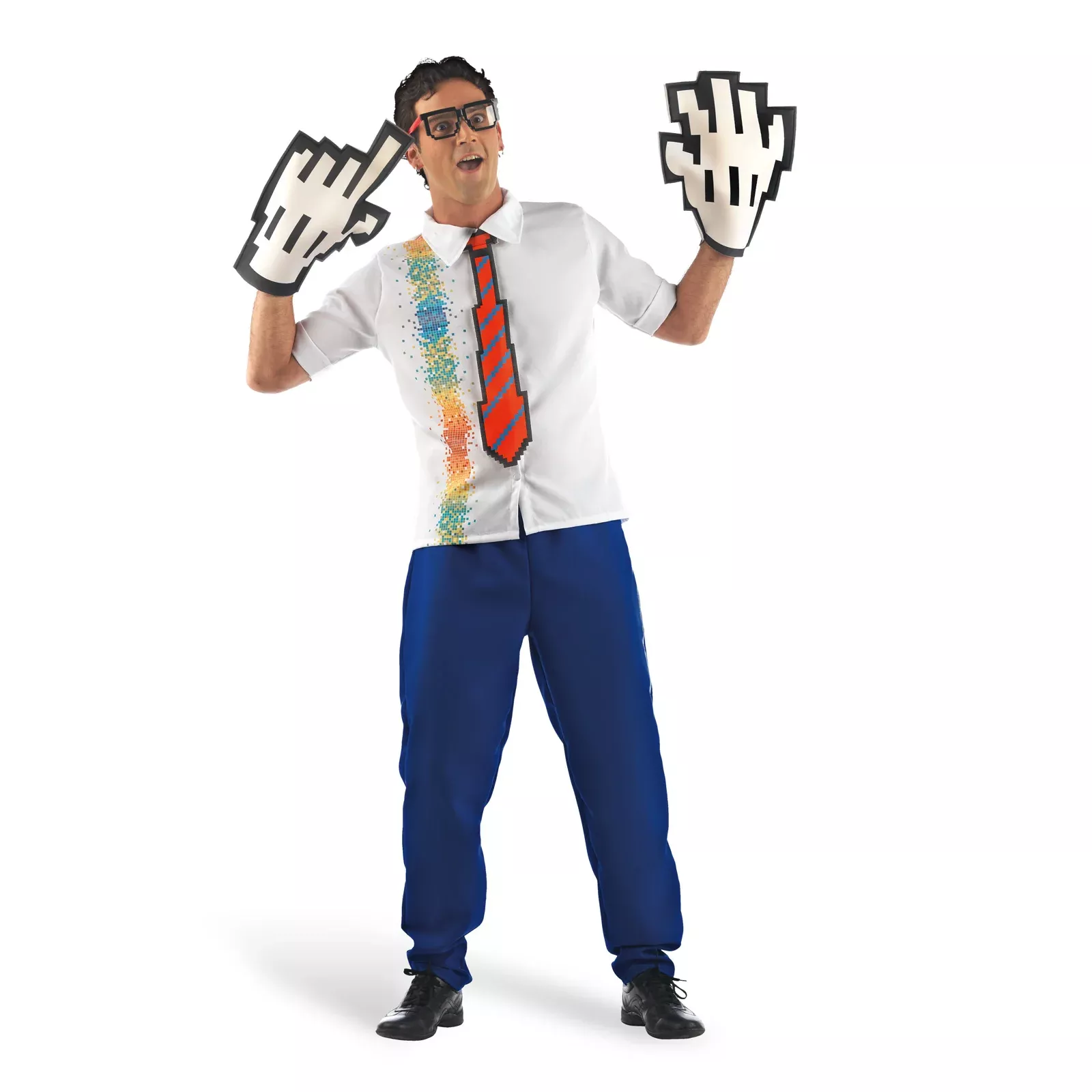 8-Bit Pixel Costume Men