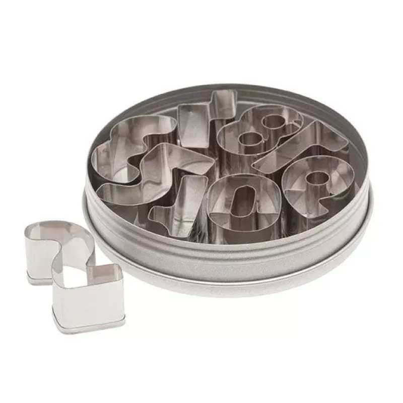 9 Piece Number Cookie Cutter Set - 1.5