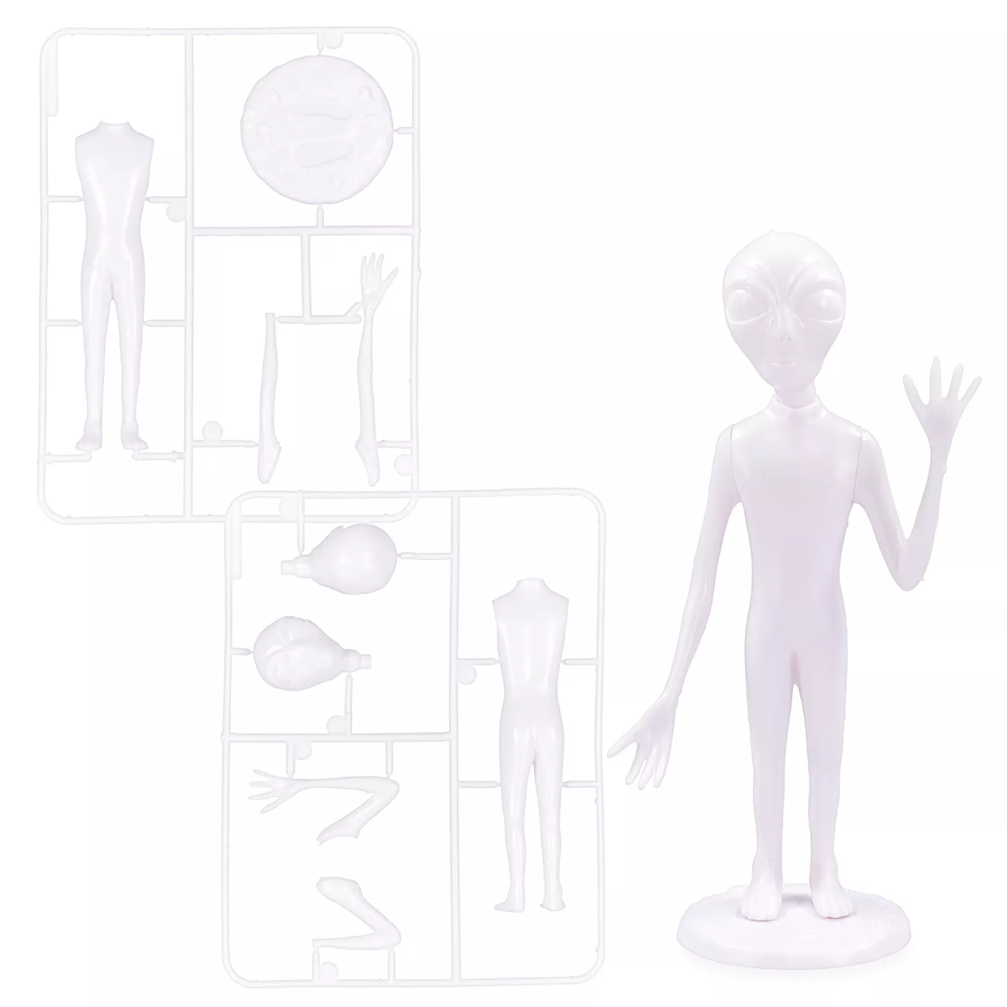 Alien Rosewell 7 Inch Unassembled Plastic Model Kit