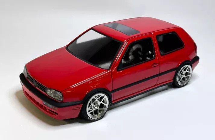 APLASTICS 1/10 SCALE Golf MK3 CLEAR BODY