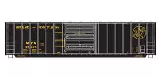 Athearn 1160 N Scale 50' Berwick Boxcar Maryland and Pennsylvania MPA 39649