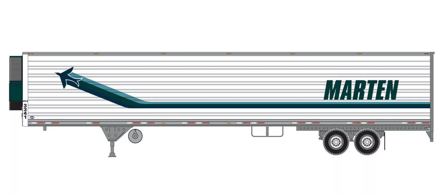 Athearn 28474 HO Scale 53' Reefer Trailer Marten #2