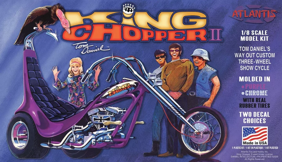 Atlantis Models 224 Tom Daniels Way Out Custom King Chopper Kit