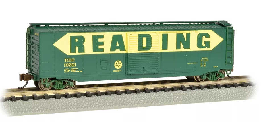 Bachmann 19461 N Scale 19461 50' Boxcar Reading RDG 19761