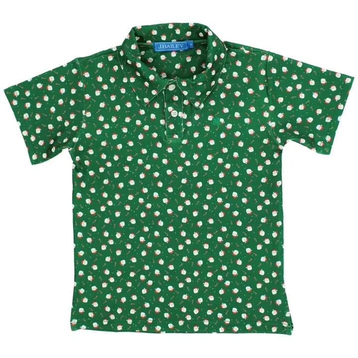 Bailey Boys S/S Santa Performance Polo
