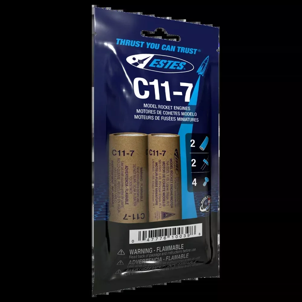 C11-7 Standard Engines for Model Rockets (2) (EST10039)