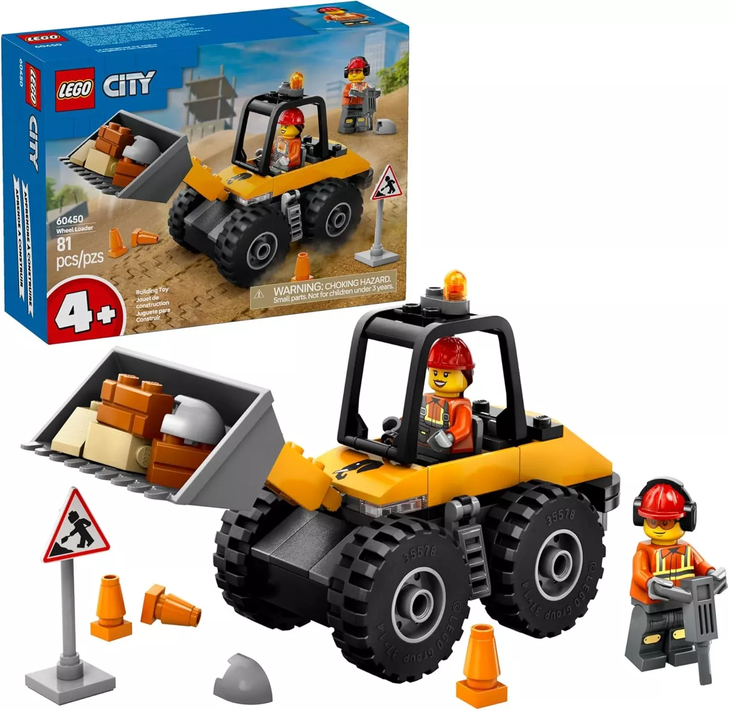 City Yellow Construction Wheel Loader