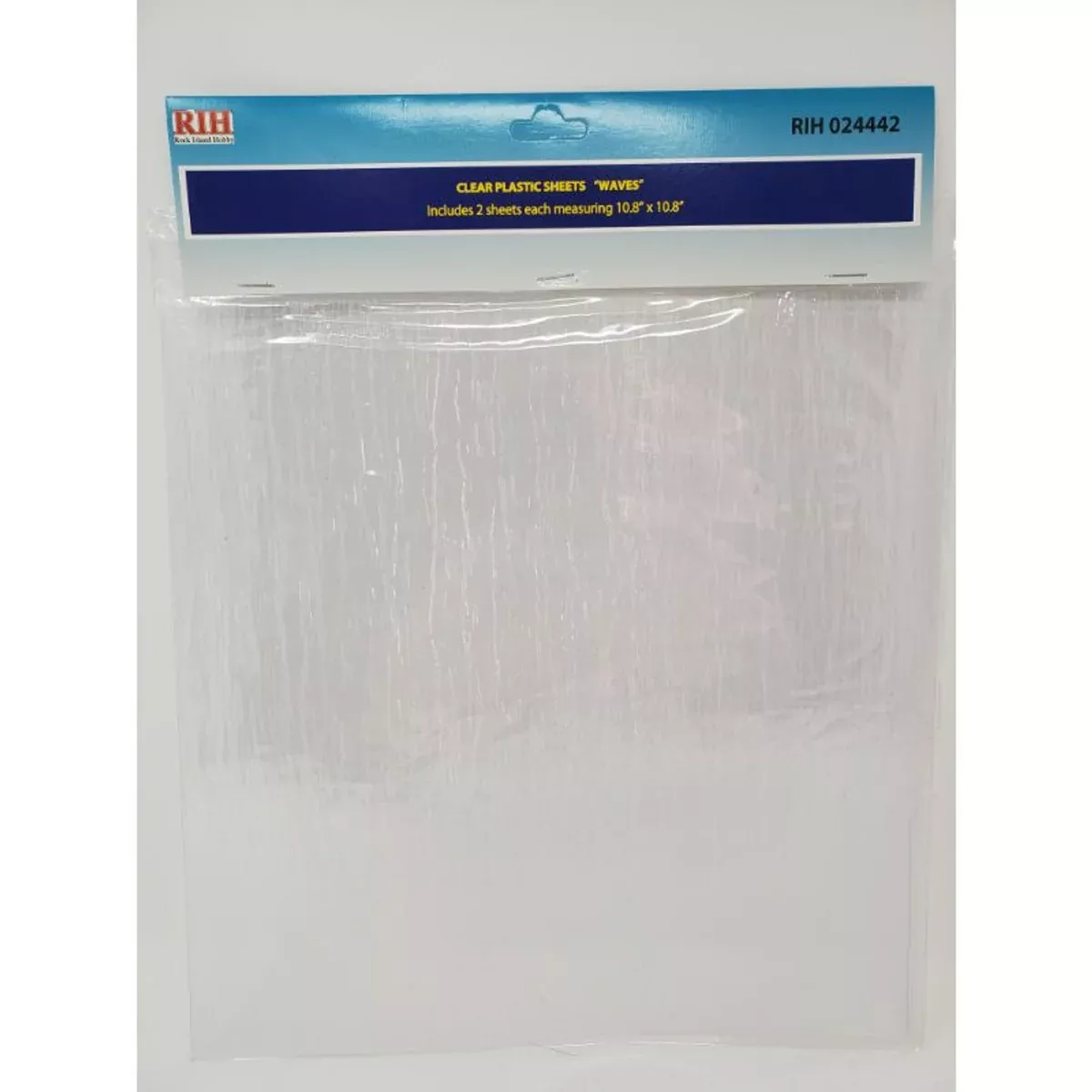 Clear Plastic Sheets "WAVES"