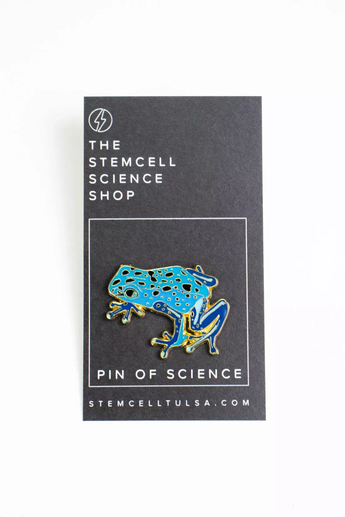 Cobalt Poison Dart Frog Pin
