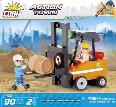 Cobi #1668 Forklift 90 Pcs