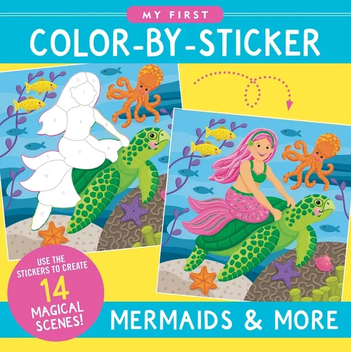 Color By Sticker Mermaids and More