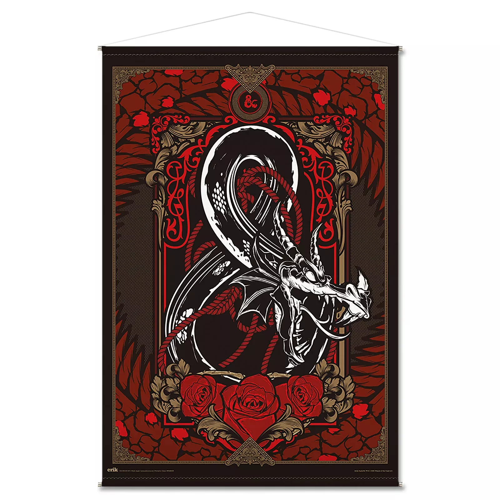 Dragon Ampersand Logo Wall Scroll - Dungeons & Dragons