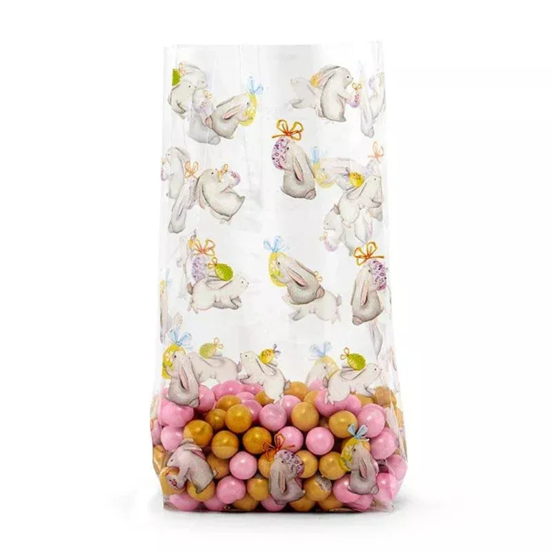 Easter Bunnies & Eggs Cello Treat Bag - Medium