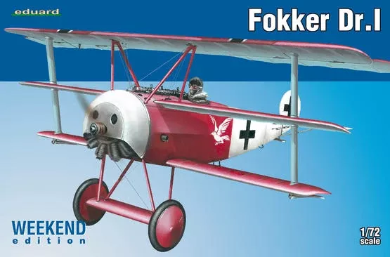 Fokker Dr.I (1/72nd Scale) Plastic Aircraft Model Kit