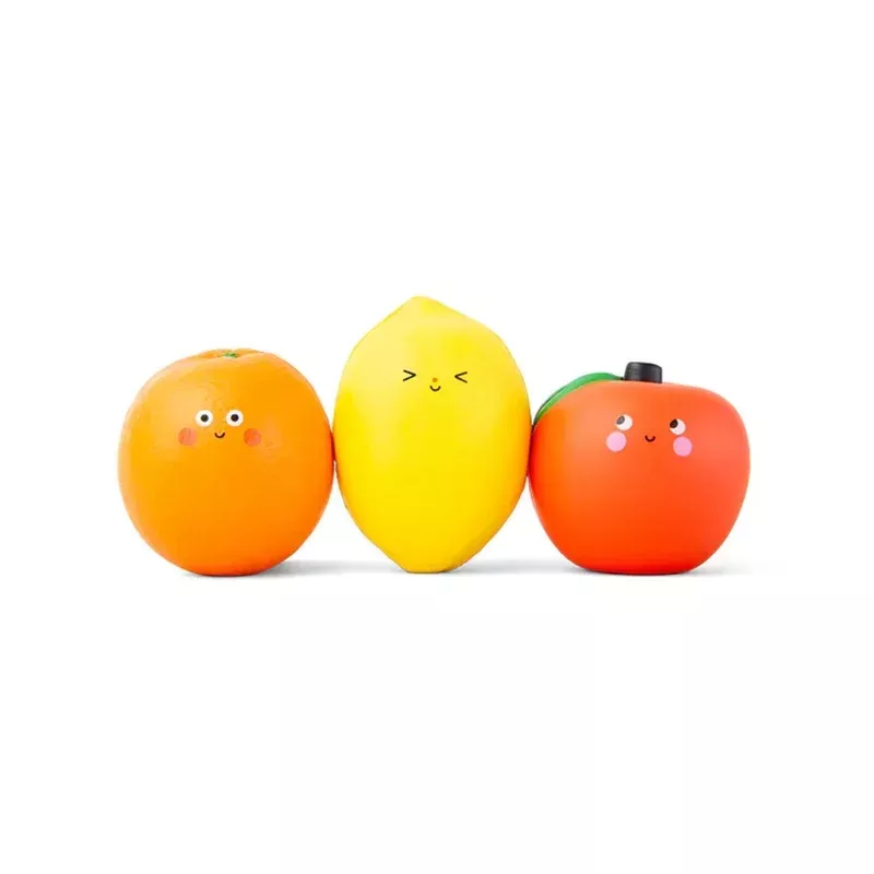 fruit squishies (1 unit assorted) by kikkerland