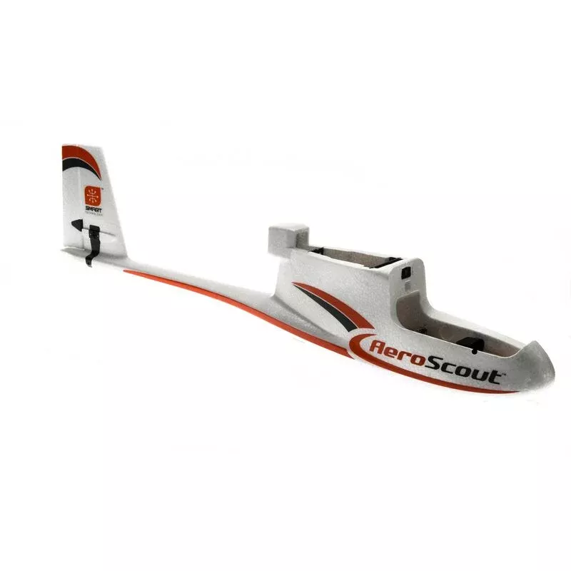Fuselage with Elev/Rudder Servos: AeroScout