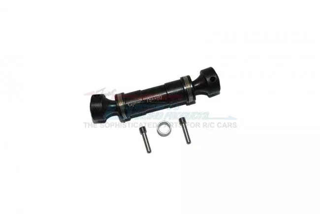 GPM RACING TRAXXAS E-REVO STEEL #45 FRONT DRIVE SHAFT-4PC SET ER037SF