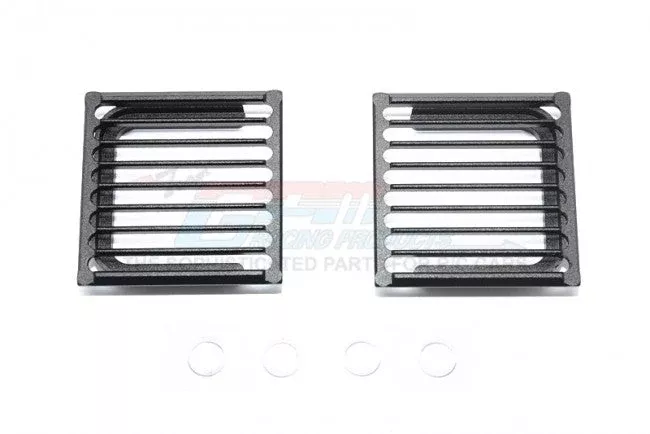 GPM RACING,TRAXXAS TRX4 HEADLIGHT ASSEMBLY "MILITANT" BRUSH GUARD ALUMINUM -6PC SET TRX4050F