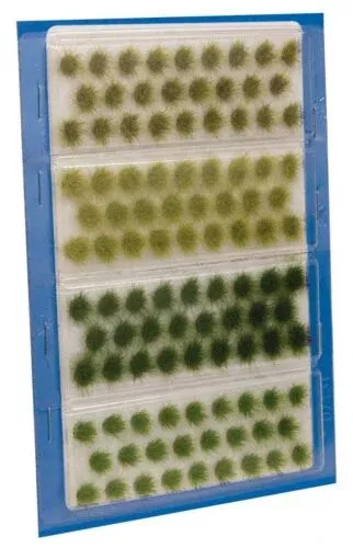Grass Tufts - 1/4" 0.6cm Tall pkg(104) -- Wild Mix Short