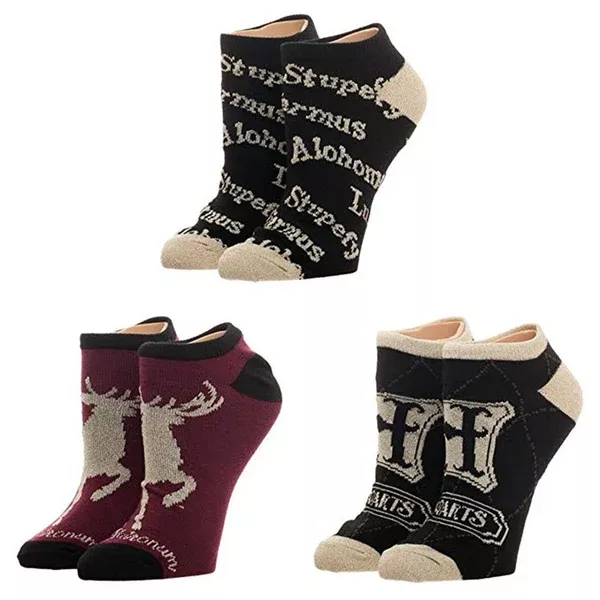 Harry Potter Advanced Wizardry 3 Pairs Of Ankle Socks