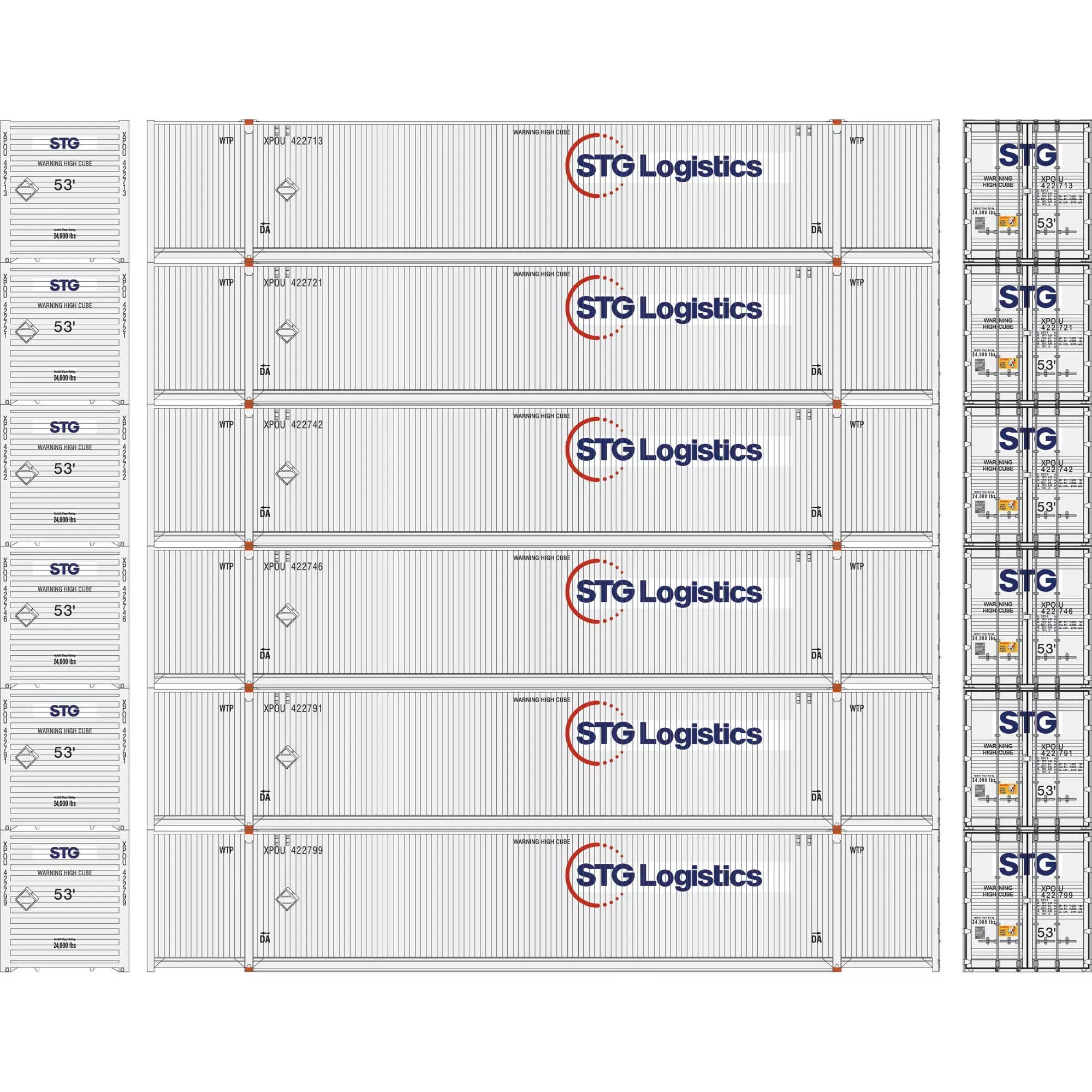 HO 53' CIMC Container STG Logistics #2 (ATH28520)