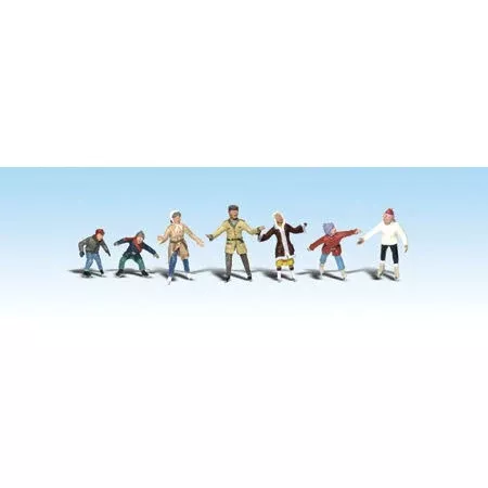 HO Ice Skaters Figures (WOOA1899)