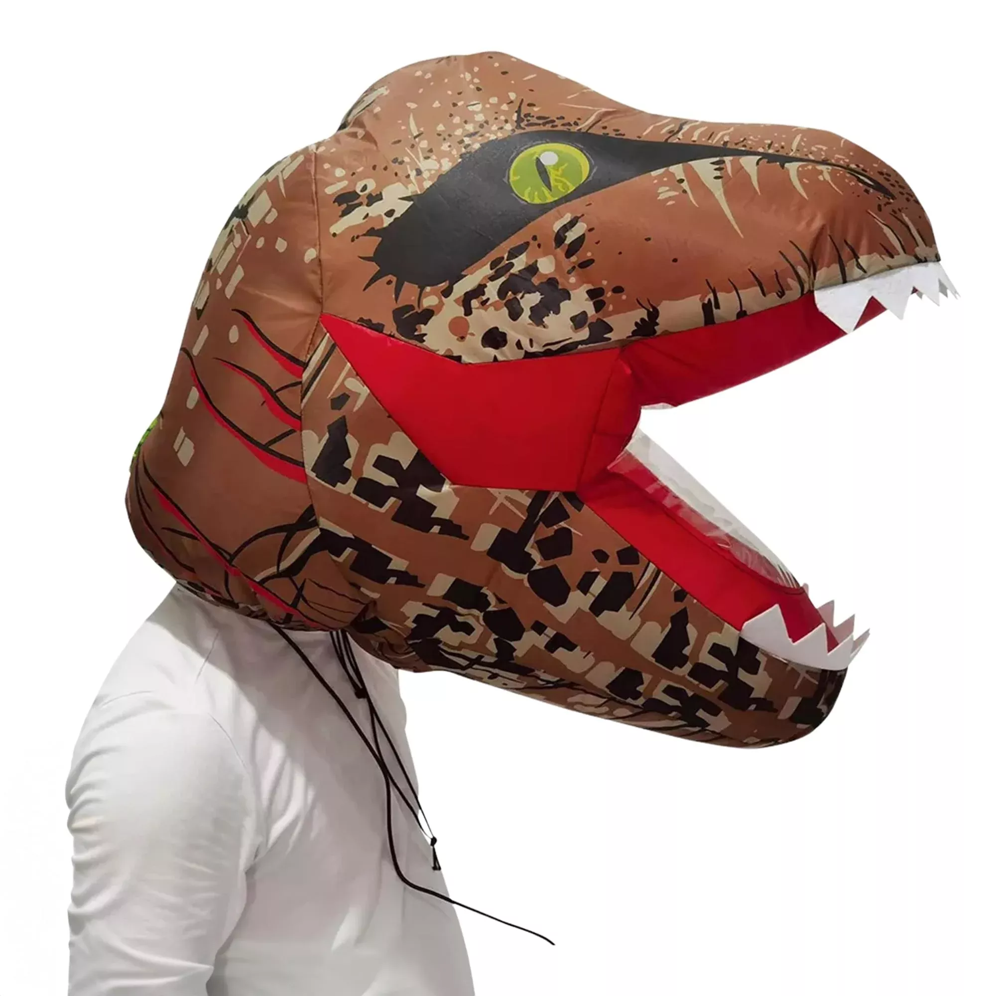 Inflatable Dinosaur Head Adult