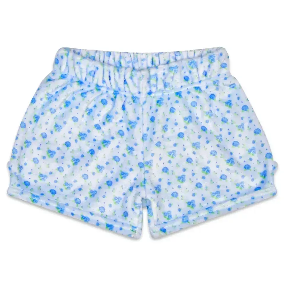 iScream Blue Ditsy Plush Shorts