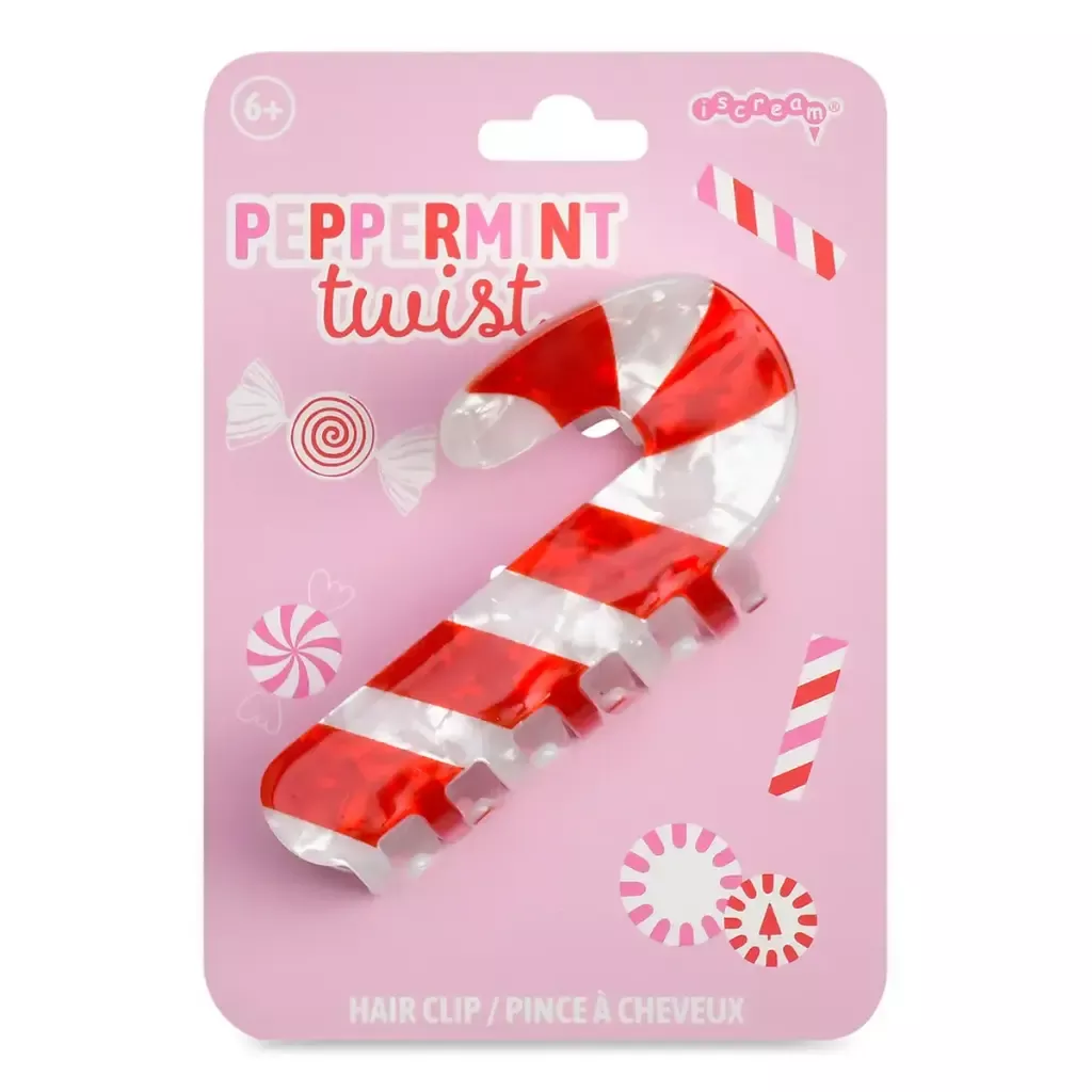 iScream Candy Cane Hair Clip