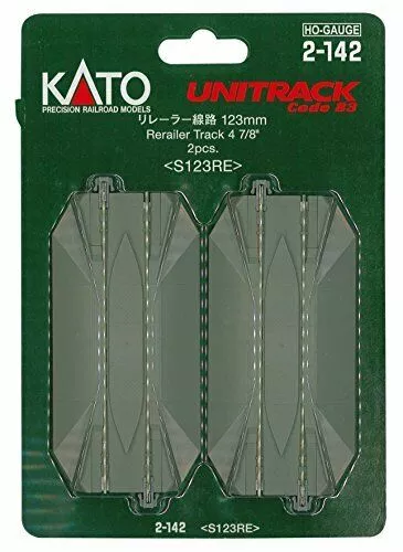 Kato Ho Gauge Rirera Line 123mm 2 Pieces 2-142 Model Railroad Supplies