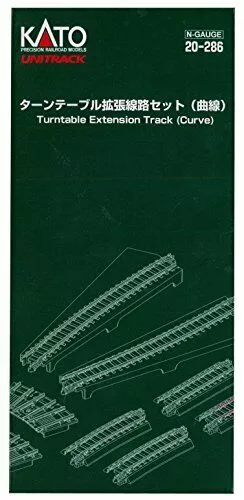 Kato N Gauge Turntable Extension Line Set Curve 20-286 Model Railroad Supplies