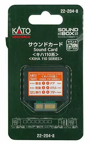 Kato N Scale Unitrack Sound Card Series Kiha110 For Sound Box