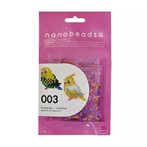 Kawada Nano Beads 003 Budgerigar / Cockatiel Perler Beads Kit