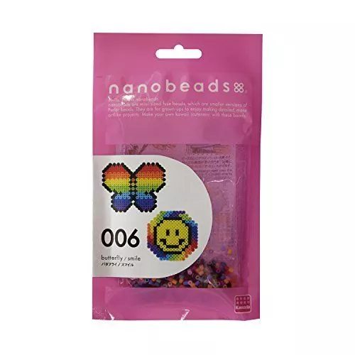 Kawada Nano Beads 006 Butterfly/ Smile Perler Beads Kit