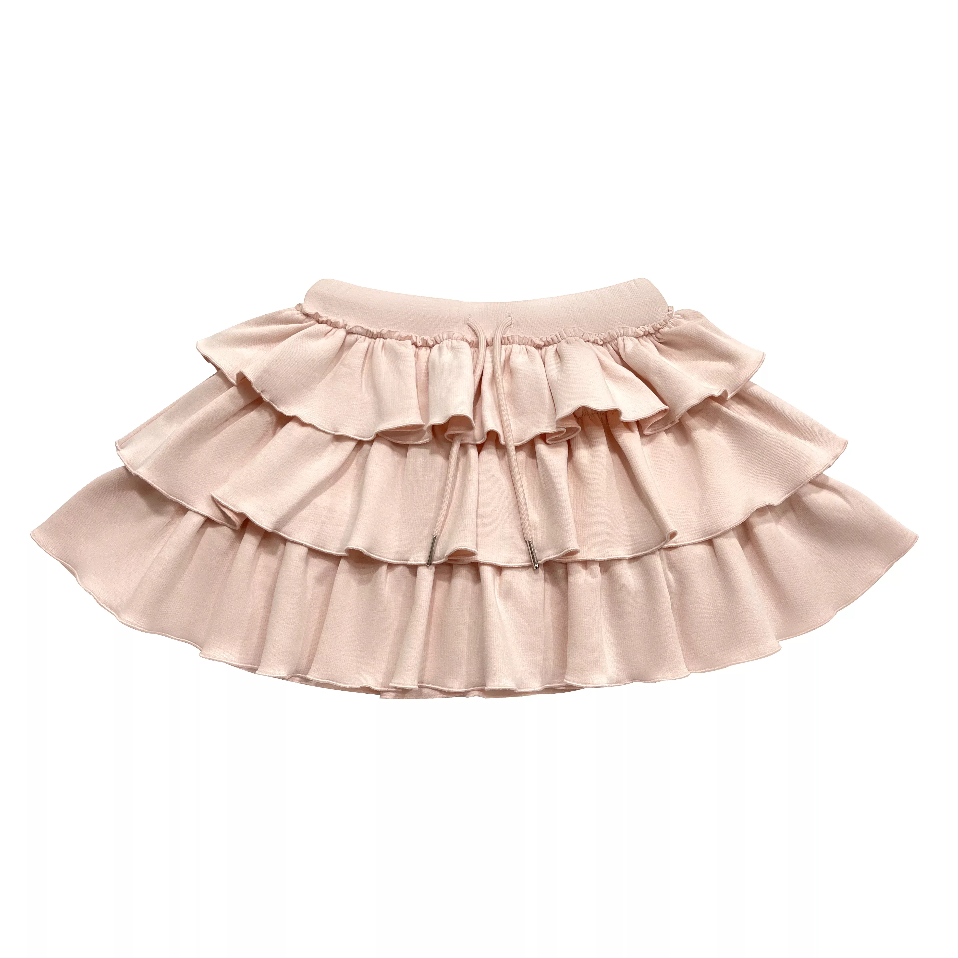 Little Olin Pink Ruffle Sweat Skort
