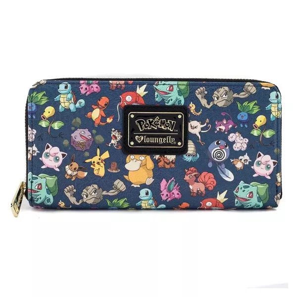 Loungefly Pokemon First Generation Zip Around Wallet