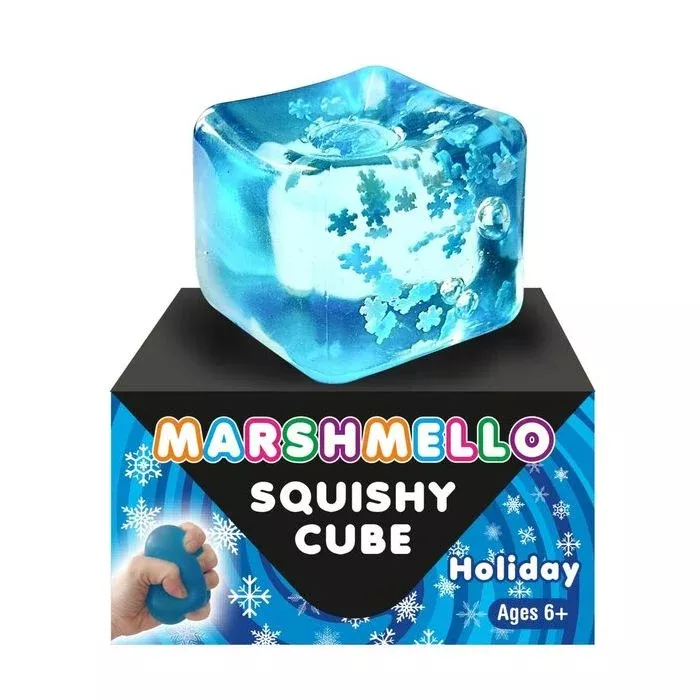 Marshmello Snowflake Squishy Cube
