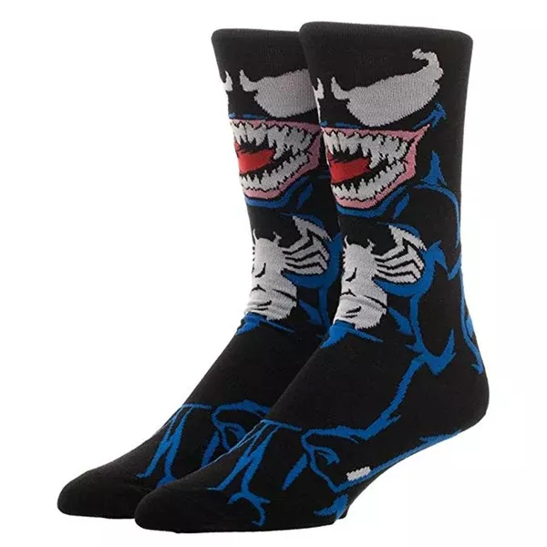 Marvel Venom Character Collection 360 One Pair Of Crew Socks