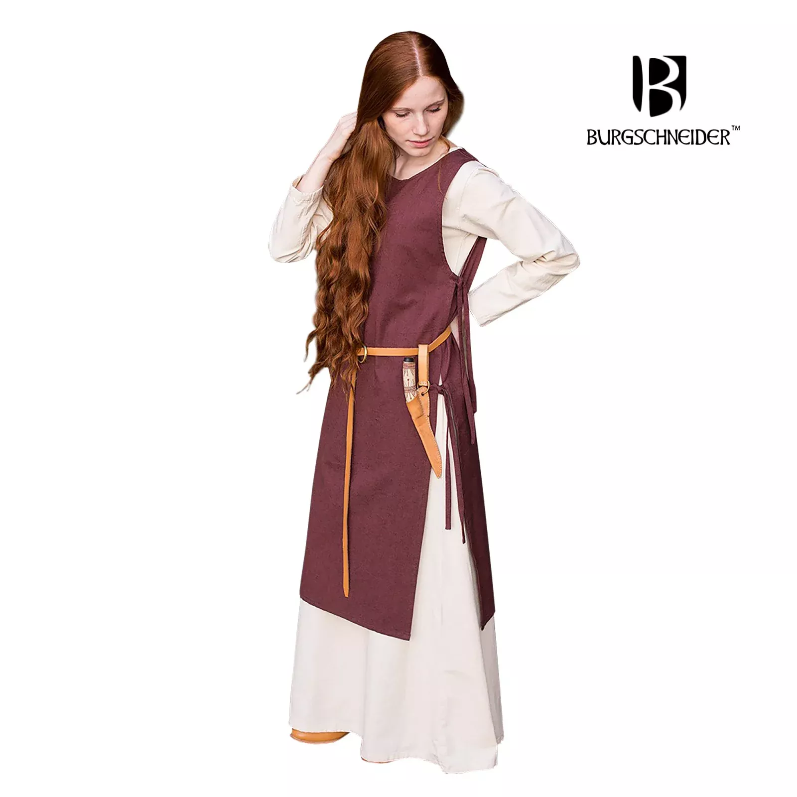 Medieval Overdress Haithabu brown