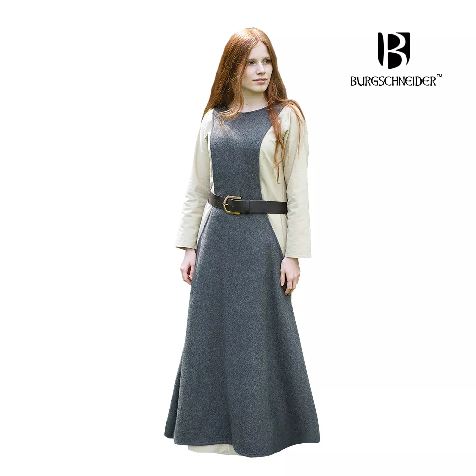 Medieval Surcoat Albrun Grey
