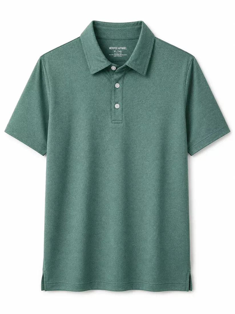Meripex Green Heather Polo