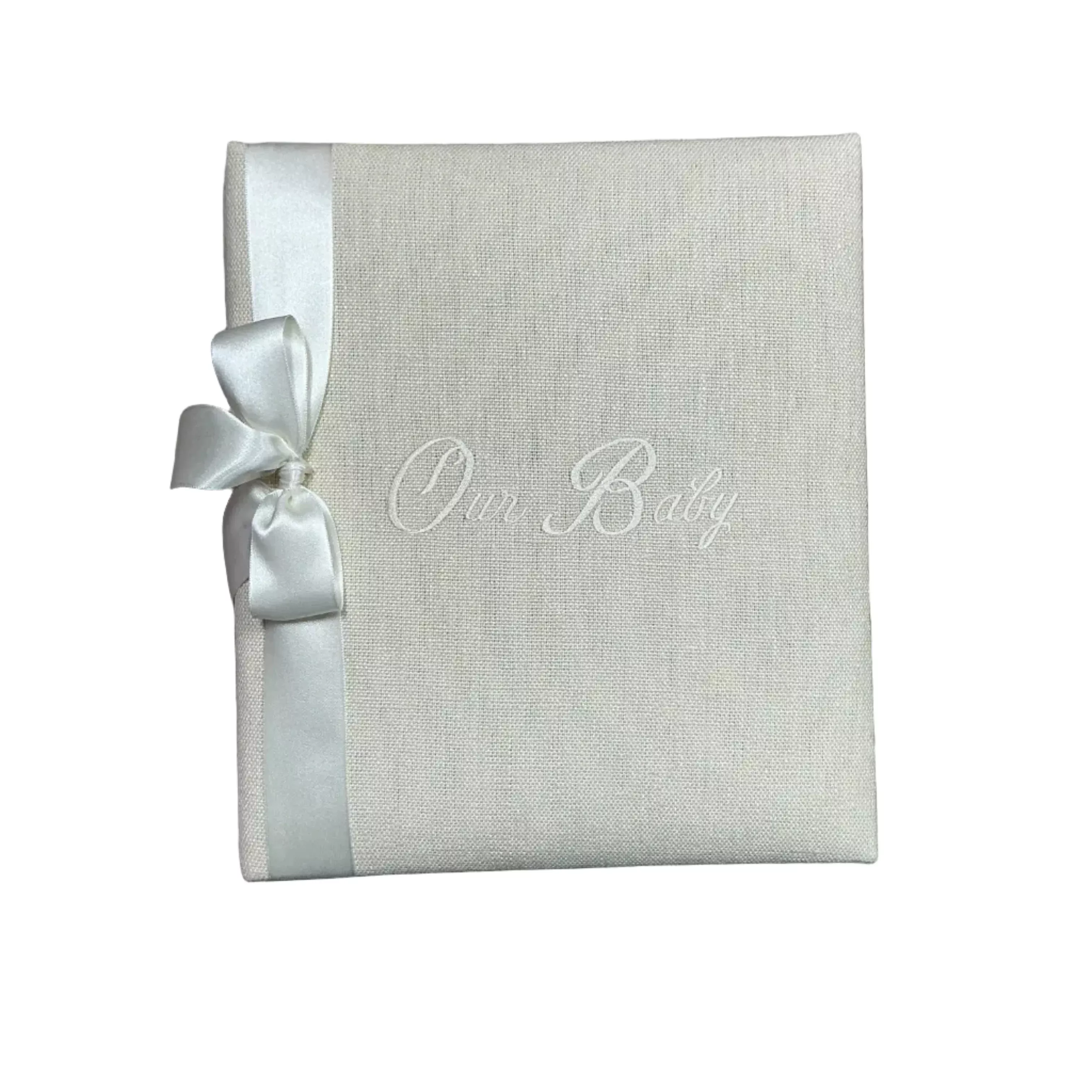 Monogrammed Baby Books with Bow