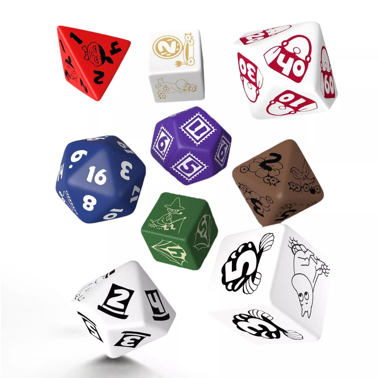 Moomins RPG Dice Set 9pcs
