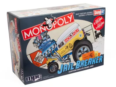 MPC #0946 1/25 Willys Panel Van-Monopoly Jail Breaker