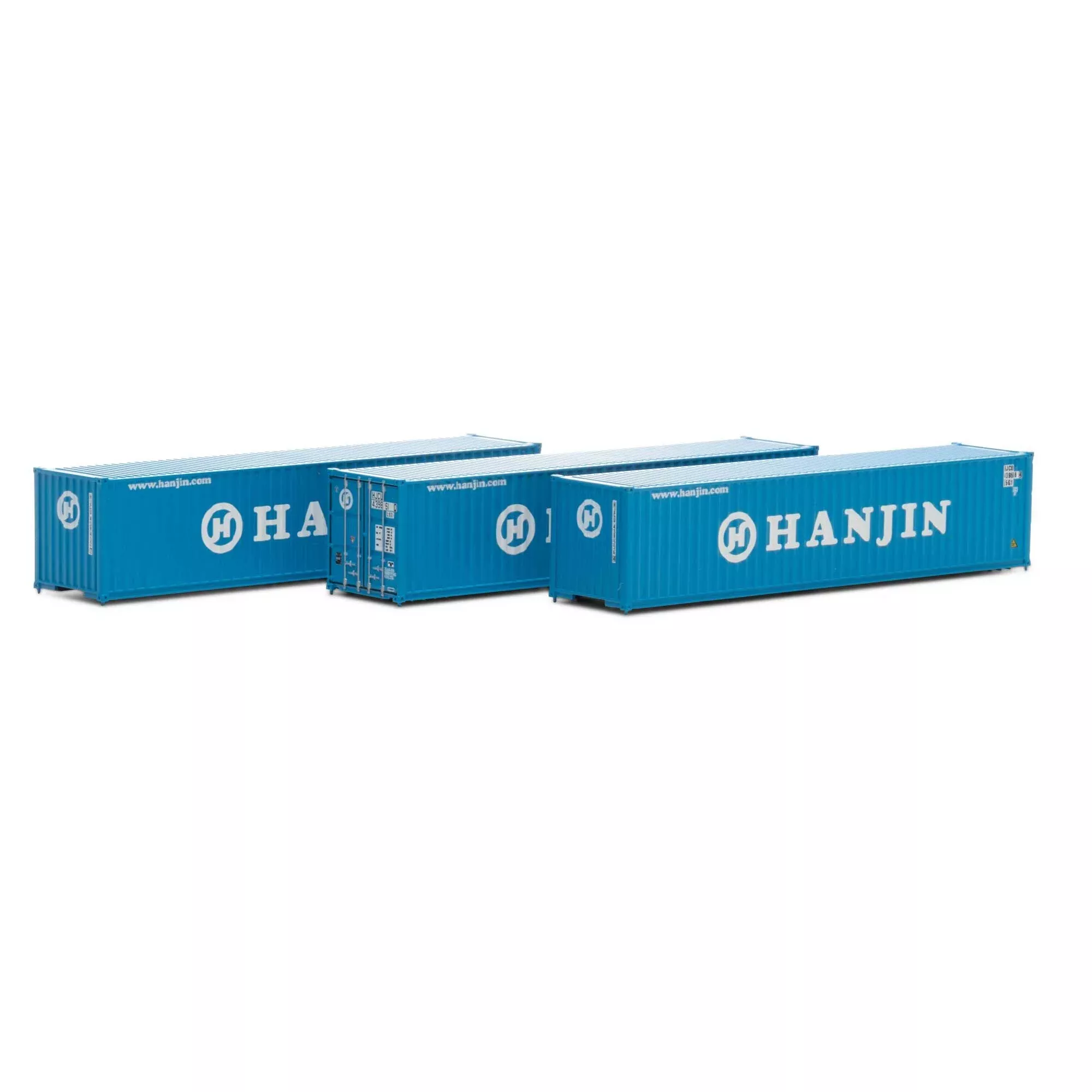 N 40' Corrugated Low-Cube Container Hanjin #1 (ATH17400)