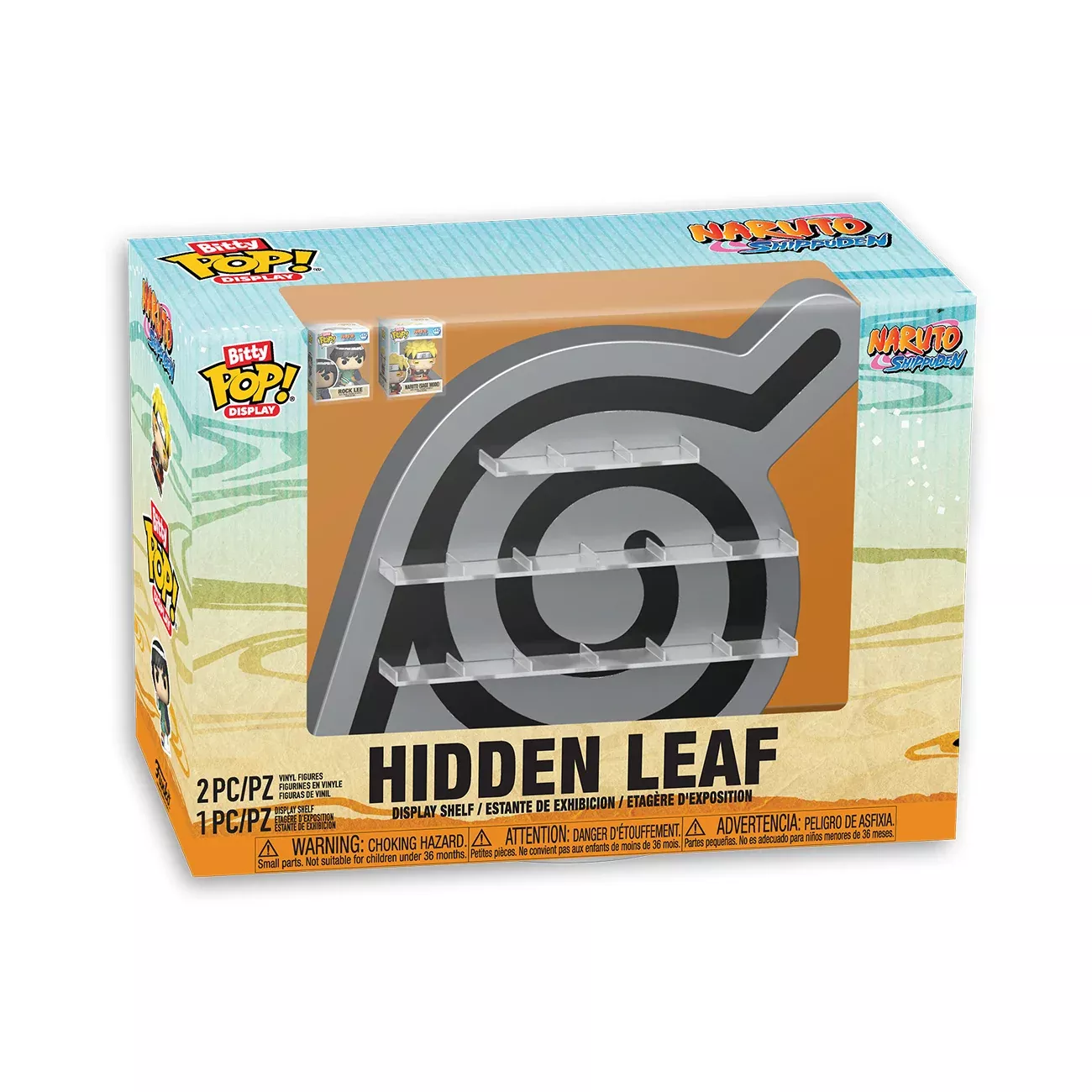Naruto Shippuden - Hidden Leaf Funko Bitty POP Display with 2 Figures