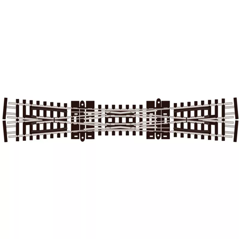 Peco N Gauge SL-E390F Double Slip (10 angle) Code 55